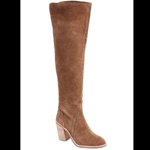 Vince Camuto suede knee boots